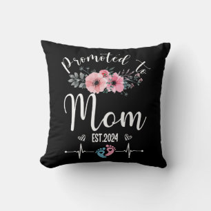 Cojín Decorativo Día de la Madre Divertido con Floral 2024