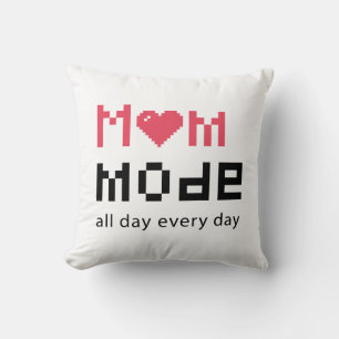 Cojín Decorativo Día de la Madre lindo divertido mordaza Chiste de