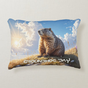 COJÍN DECORATIVO DÍA DE LA MARMOTA
