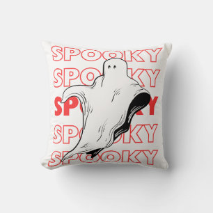 Cojín Decorativo Día de las Brujas Fantasma Espeluznante