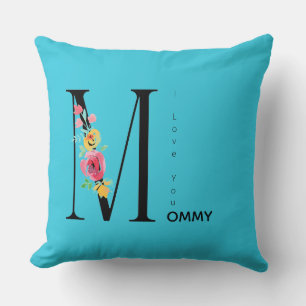 Cojín Decorativo Día de las Madres, Regalo para mamá, Te quiero Mam