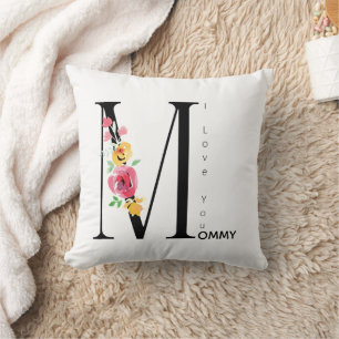 Cojín Decorativo Día de las Madres, Regalo para mamá, Te quiero Mam