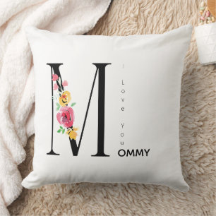 Cojín Decorativo Día de las Madres, Regalo para mamá, Te quiero Mam