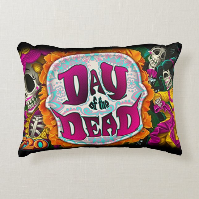 Cojín Decorativo Día de los Muertos (Anverso)
