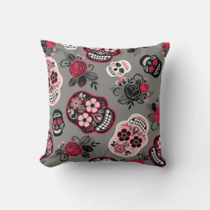 Cojín Decorativo Dia de los Muertos: Patrón de cosecha