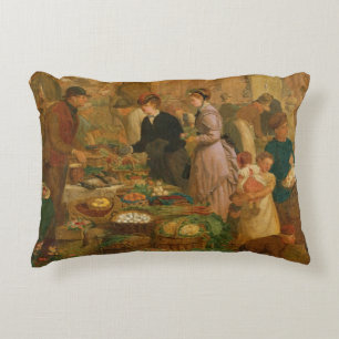 Cojín Decorativo Día de mercado