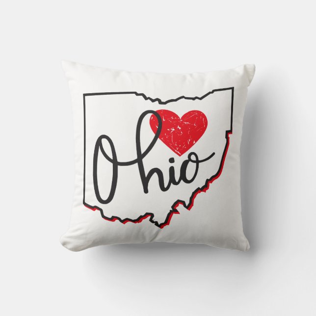 Cojín Decorativo Día de Ohio (Anverso)