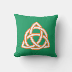 Cojín Decorativo Día de Patrones Celtas Triquetra