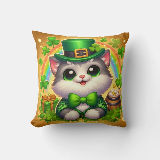 Cojín Decorativo Día de San Patricio (Anverso)