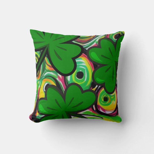 Cojín Decorativo Día de San Patricio (Anverso)