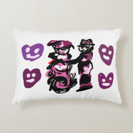 Cojín Decorativo día de San Valentín amor púrpura