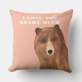 Cojín Decorativo Día de San Valentín, te amo mucho