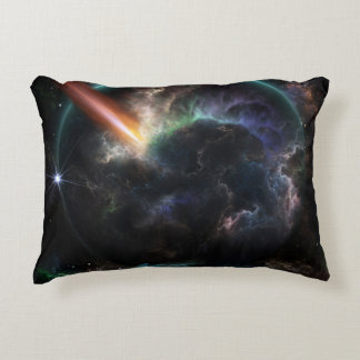 Cojín Decorativo Día Del Arte Fractal De Ciencia Ficción Asteroide