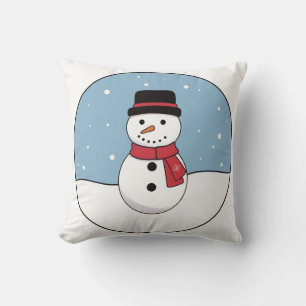 Cojín Decorativo Día del invierno de Snowman