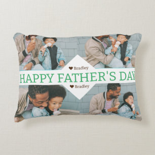 Cojín Decorativo Día del Mejor Padre Simple Famoso