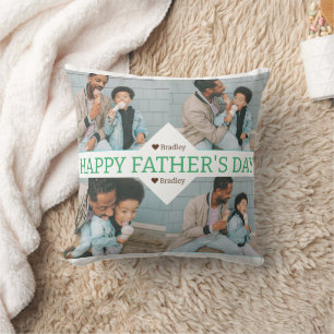 Cojín Decorativo Día del Mejor Padre Simple Famoso