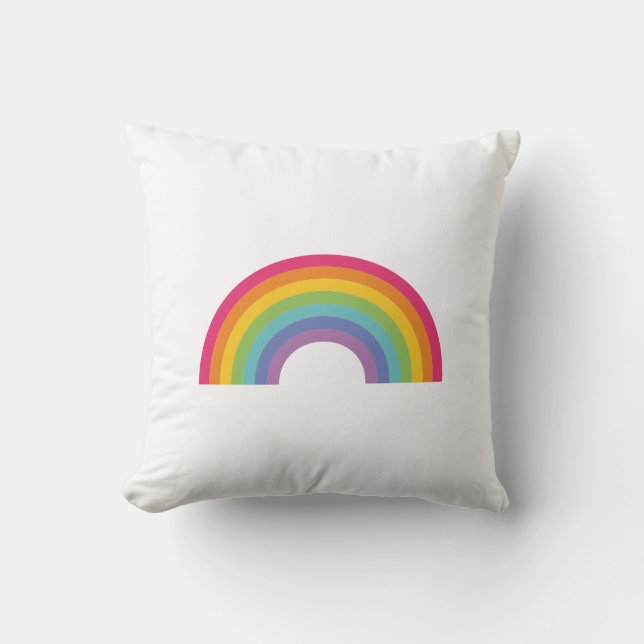 Cojín Decorativo Día del Orgullo Arcoíris (Anverso)