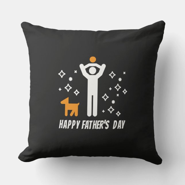 Cojín Decorativo Día del Padre (Anverso)