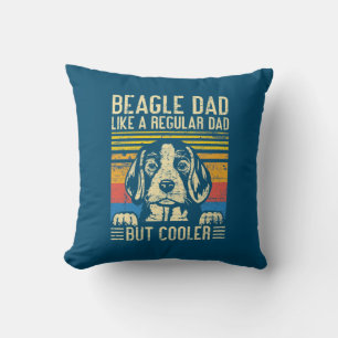 Cojín Decorativo Día del padre   Beagle Dog Dad