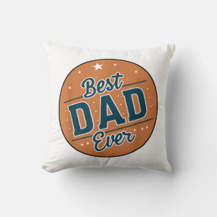 Cojín Decorativo Día del Padre Mejor Papá del Mundo