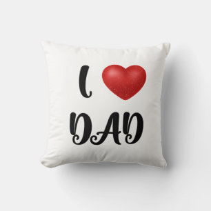 Cojín Decorativo Día del Padre Te Amo Papá Regalo de Explosión de C