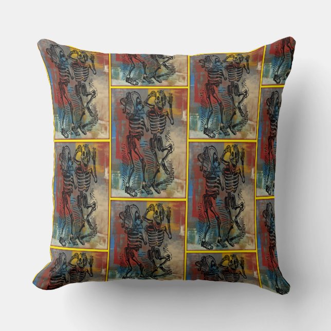 Cojín Decorativo Día del Pilar Muerto - José Posada (Anverso)