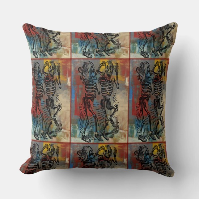 Cojín Decorativo Día del Pilar Muerto - José Posada (Anverso)