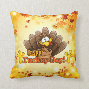 Cojín Decorativo Día feliz de Turquía