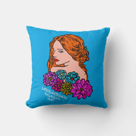 Cojín Decorativo Día Internacional de la Mujer: La Bonito del pelo