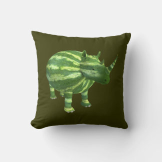 Cojín Decorativo Día nacional de la sandía Rhinoceros