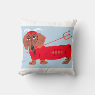 Cojín Decorativo Diablo Dachshund