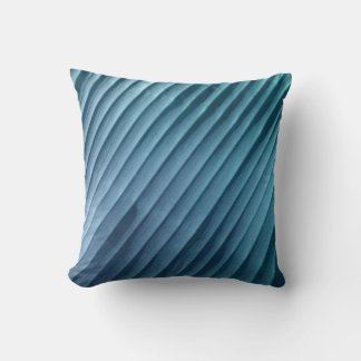 Cojín Decorativo Diagonal azul hoja