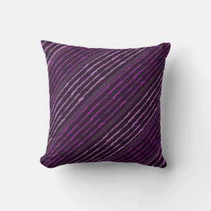 Cojín decorativo Diagonals púrpura