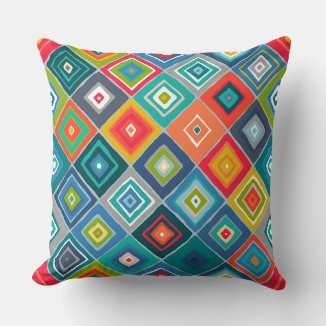 Cojín Decorativo diamante de tiburón (Anverso)