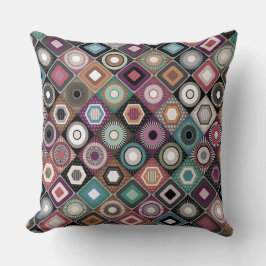 Cojín Decorativo diamante del atardecer