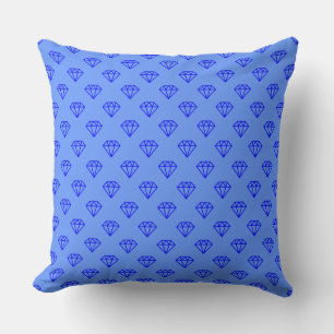 Cojín Decorativo Diamante - Sombras de azul