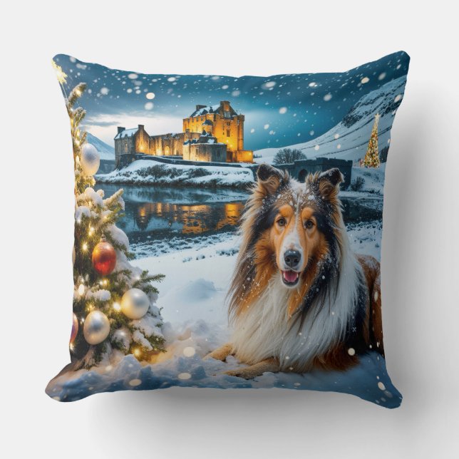Cojín Decorativo Días de Collie (Anverso)