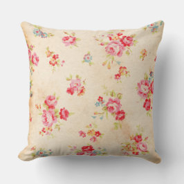 Cojín Decorativo Días de Flor Silvestre País Vintage Reversible