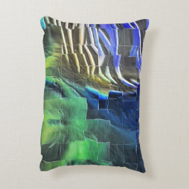 Cojín Decorativo Dibujo abstracto de mosaico ligeramente tallado y 