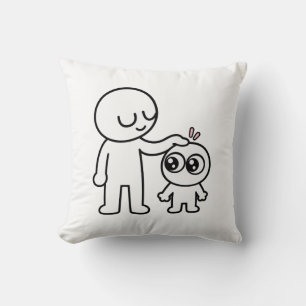 Cojín Decorativo Dibujo animado de amigos lindos Kawaii – Amigo ado