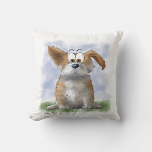 Cojín Decorativo Dibujo animado de Corgi lindo