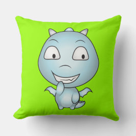 Cojín Decorativo Dibujo animado de Gárgola infantil, divertido sonr