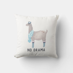 Cojín Decorativo Dibujo animado de llama genial