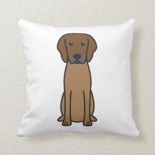 Cojín Decorativo Dibujo animado del perro de Rhodesian Ridgeback
