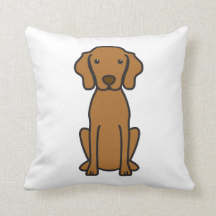 Cojín Decorativo Dibujo animado del perro de Vizsla