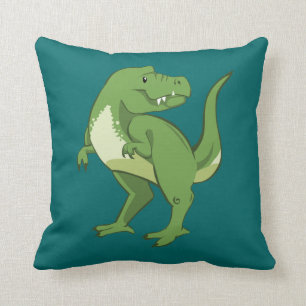 Cojín Decorativo Dibujo animado lindo de Rex del Tyrannosaurus