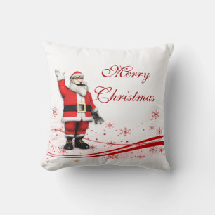 Cojín Decorativo Dibujo animado Papá Noel y navidad del ratón de Sa
