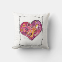 Dibujo de Corazón Caprichoso y Colorido