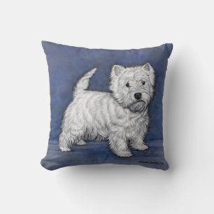 Cojín Decorativo Dibujo de Glenda S. Harlan sobre el territorio de 