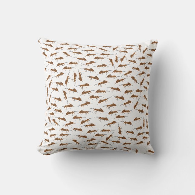 Cojín Decorativo Dibujo de Hormigas Lindas (Anverso)